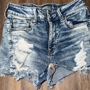 American Eagle Outfitters Ripped Denim Shorts